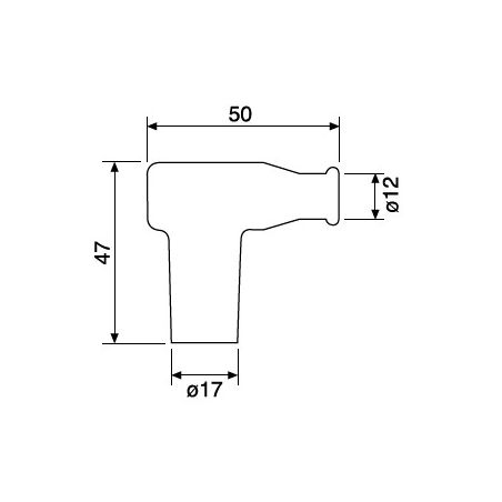 Pipette copricandela NGK   Sigla: TB05EM