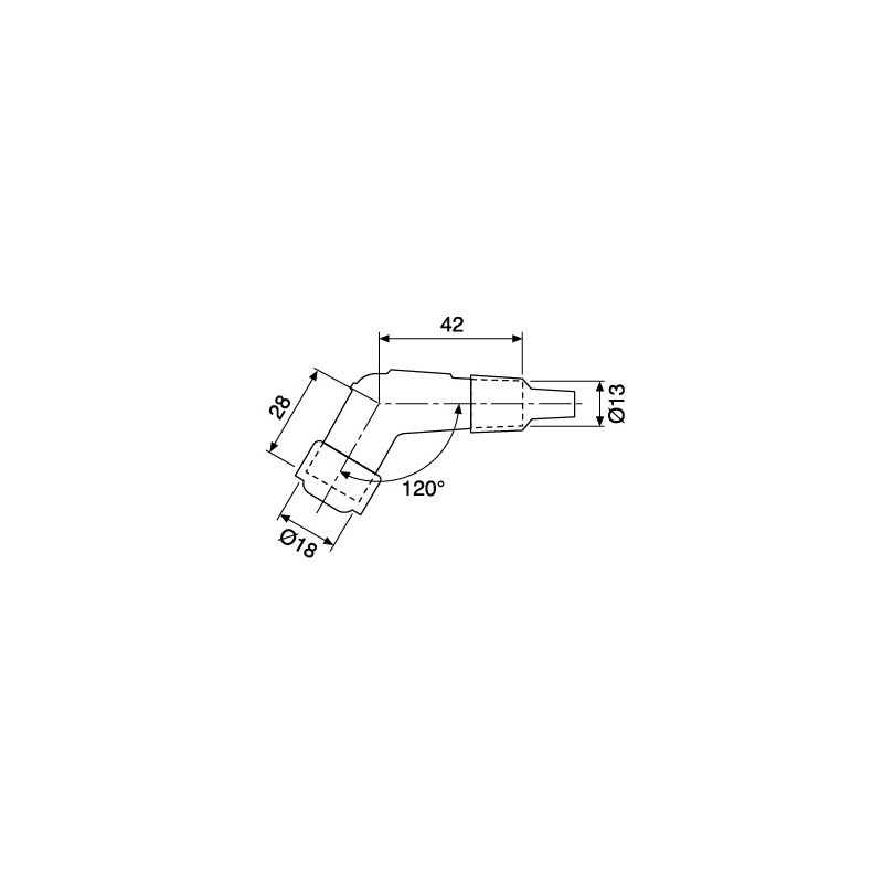 Pipette copricandela NGK   Sigla: YB05F
