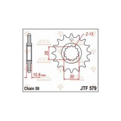 Pignone in acciaio JT strada YAMAHA FJ 1200 1986-1996