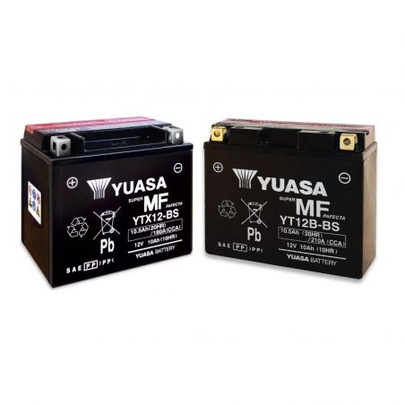 Batterie YUASA SUZUKI GSF 1200 Bandit 1996-2006 YTX12-BS/CBTX12-BS Ah10