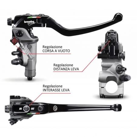 110C74010 Brembo radial freno 19RCS carrera corta 110C74010 Brembo radial freno 19RCS carrera corta