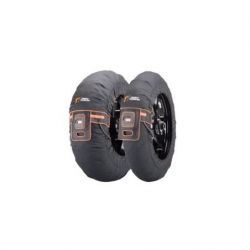 EVO DUAL ZONE Reifenwärmer, schwarze Farbe, SuperSport-Größe