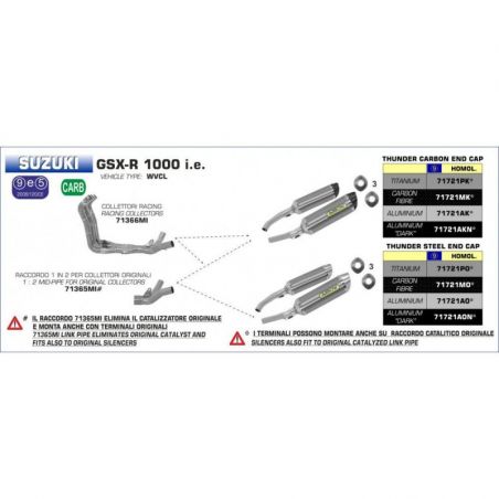 Raccordo 1 in 2 Suzuki...