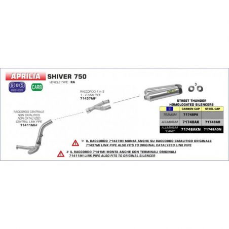 Connection 1 in 2 Aprilia...