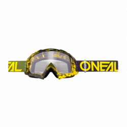 B-10 Maschera PIXEL hi-viz/green -clear