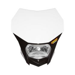 507045 PORTAFARO BAGUS NERO-BIANCO CON LAMPADA ALOGENA 12V 35/35W (Rif.CIRCUIT: HL020-212)  CIRCUIT