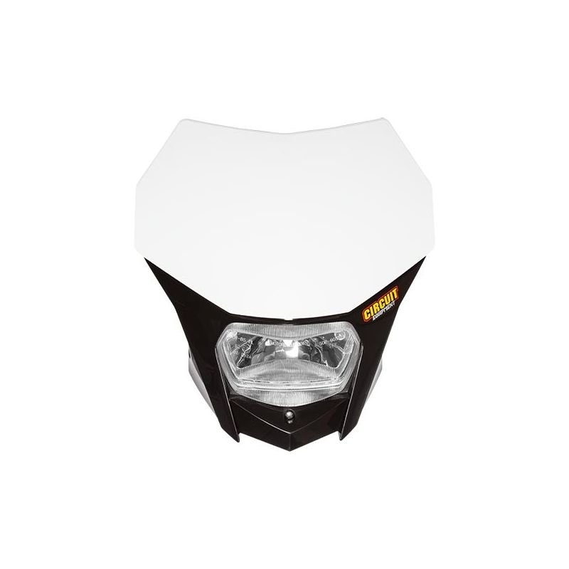 PORTAFARO BAGUS NERO-BIANCO CON LAMPADA ALOGENA 12V 35/35W (Rif.CIRCUIT: HL020-212)