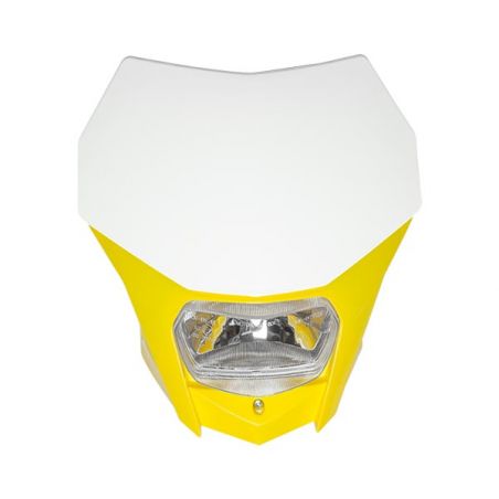 507050 PORTAFARO BAGUS BIANCO-GIALLO CON LAMPADA ALOGENA 12V 35/35W (Rif.CIRCUIT: HL020-262) 