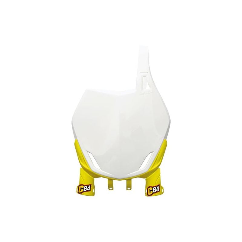 PORTANUMERO FUTURE WHITE/YELLOW (Rif.CIRCUIT: PN005-226)