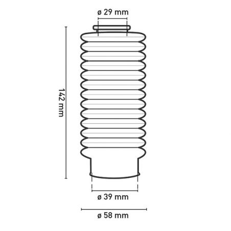 507236 SOFFIETTO 13 DENTI CG 150 BLACK (Rif.CIRCUIT: SS008-001)  CIRCUIT EQUIPMENT