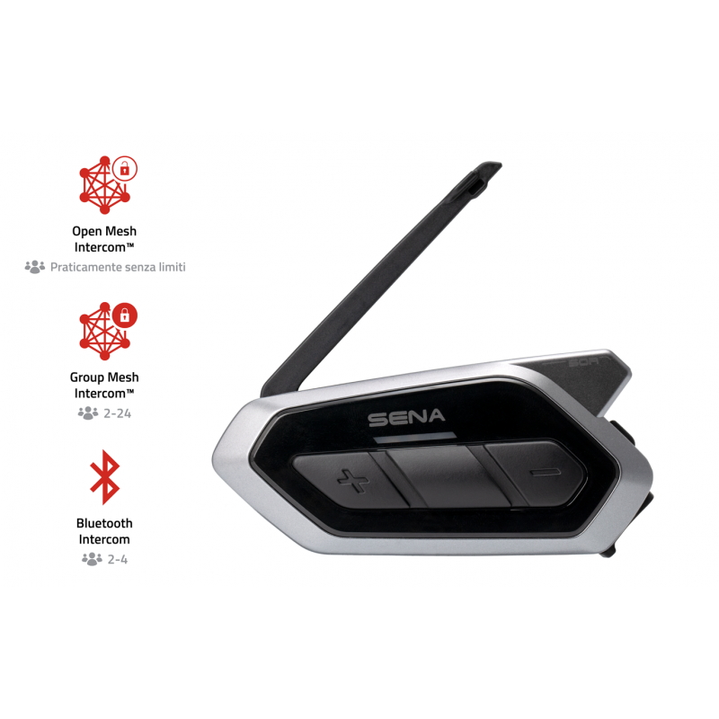 50R-01D INTERFONO DOPPIO BLUETOOTH 5 SENA 50R COMANDI VOCALI 8 LINGUE + MESH 2.0  SENA