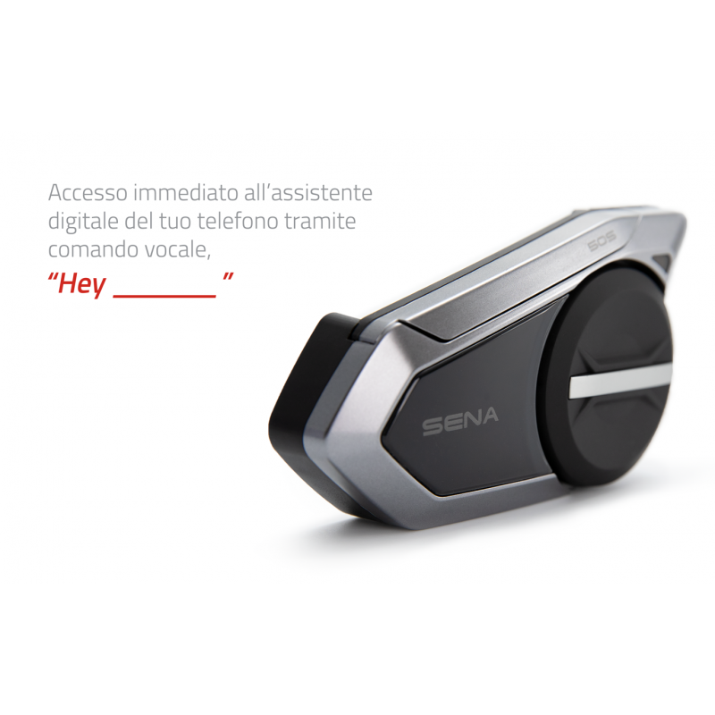 50S-01 INTERFONO SINGOLO BLUETOOTH 5 SENA 50S COMANDI VOCALI 8 LINGUE + MESH 2.0  SENA
