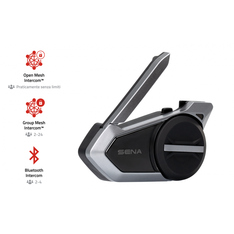 50S-01D INTERFONO DOPPIO BLUETOOTH 5 SENA 50S COMANDI VOCALI 8 LINGUE + MESH 2.0  SENA