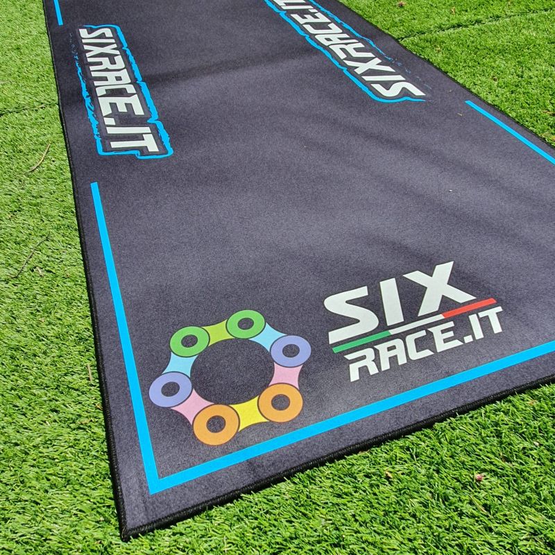 TAPPETOFMI80X200 Tappeto Moto omologato FMI 80x200 Sixrace.it Professionale leggero e resistente 