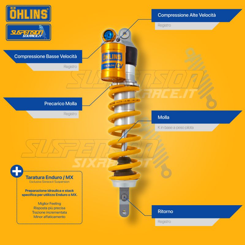 TTXFLOWDV-PREPARATO-LINK TTX Flow DV • Ammortizzatore Preparato  OHLINS