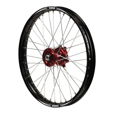 TE911D RUOTA ANTERIORE TALON EVO BETA RR 2T 4T 13-22 ROSSO/NERO 1.60 x 21" 