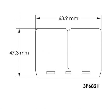 MT3P682H MT3P682H V-Force 3 - Lamelle Ersatz Aprilia MX 125 125 2004-2004  MOTO TASSINARI