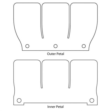 MT2P127-1 MT2P127-1 V-Force 2 - Honda CR 250 R 250 2002-2002 replacement lamellas  MOTO TASSINARI