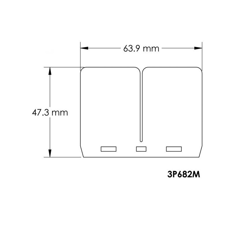 MT3P682M V-Force 3 - Lamelle ricambio HONDA CR 250 R 250 1987-2004