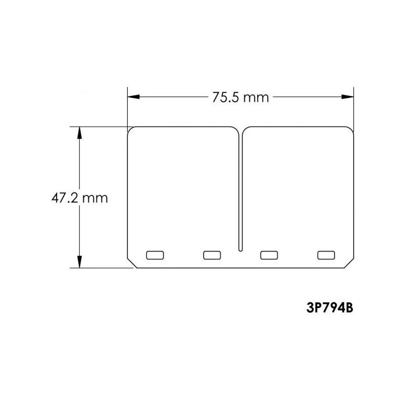 MT3P794B MT3P794B V-Force 3 - Honda CR 500 500 Ersatzlamellen 1986-2002  MOTO TASSINARI