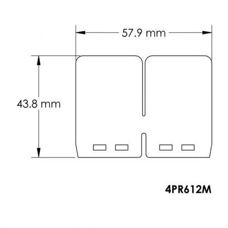 MT4PR612M V-Force 4 R - lamelle di ricambio HUSQVARNA SM 125 (misc. separato) 125 2004-2013