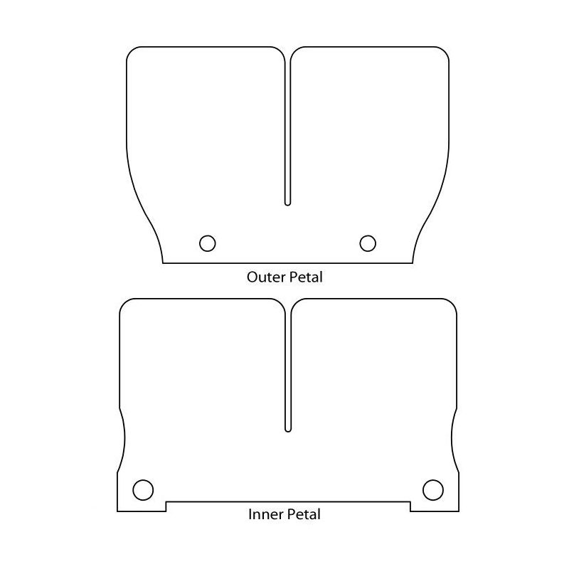 MT2P110-1 MT2P110-1 V-FORCE 2 - Husqvarna Reemplazo de Lamellas WR 250 250 1995-2007 