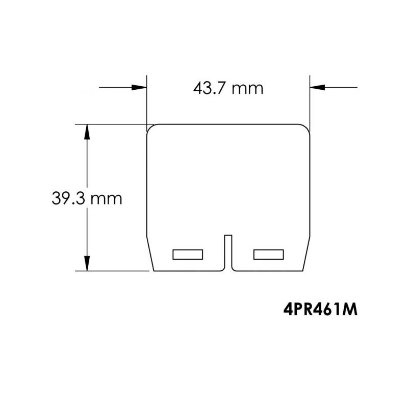 MT4PR461M MT4PR461M V-Force 4 R - Slates de remplacement TM 100 mx Junior 100 2013-2016 
