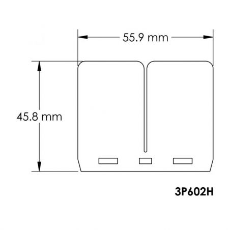 MT3P602H V-Force 3 - Lamelle ricambio TM 125 FI 125 2020 2020  MOTO TASSINARI