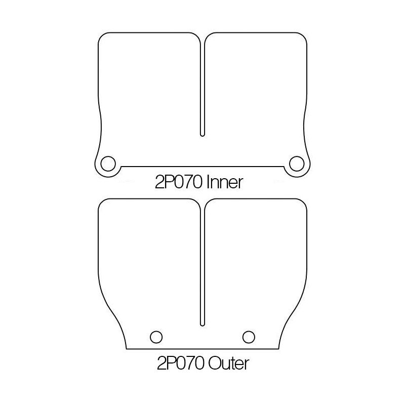 MT2P070-1 MT2P070-1 V-Force 2 - Universal Ersatzlamellen 0-  MOTO TASSINARI