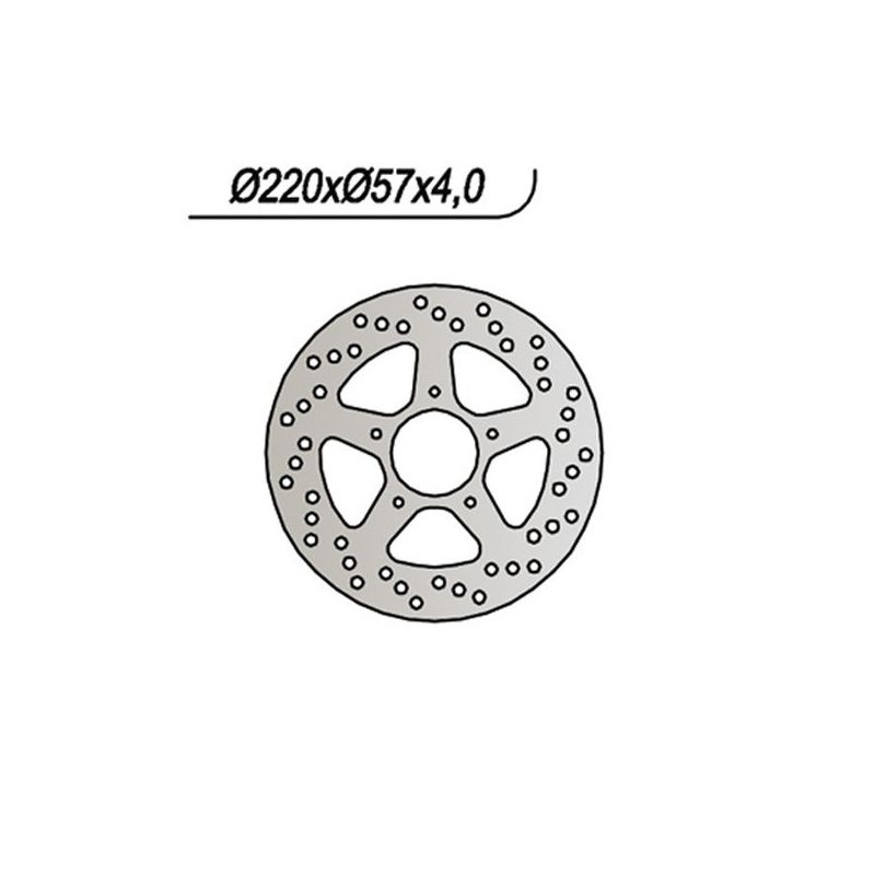 DISCO FRENO POST. NG 042 APRILIA RX 50 89/91