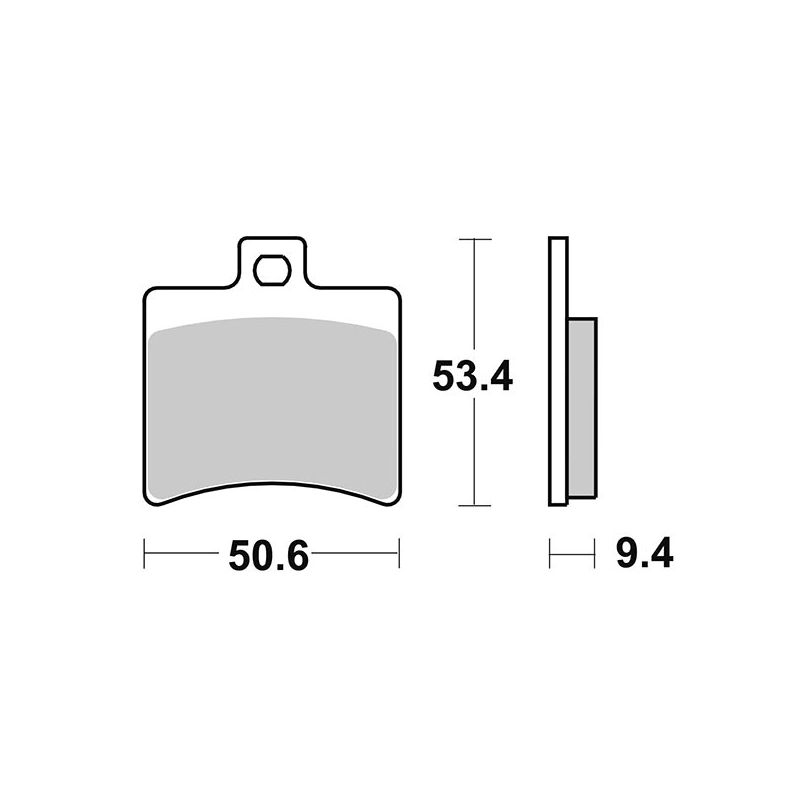 PASTIGLIA FRENO POST. SBS 152HM APRILIA SR R Factory Hiper2 (VFD00) 50 05/12