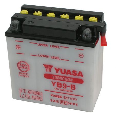 YB9-B BATTERIA YUASA YB9-B APRILIA SR R Factory IE Purejet (VFB00) 50 05/15  YUASA