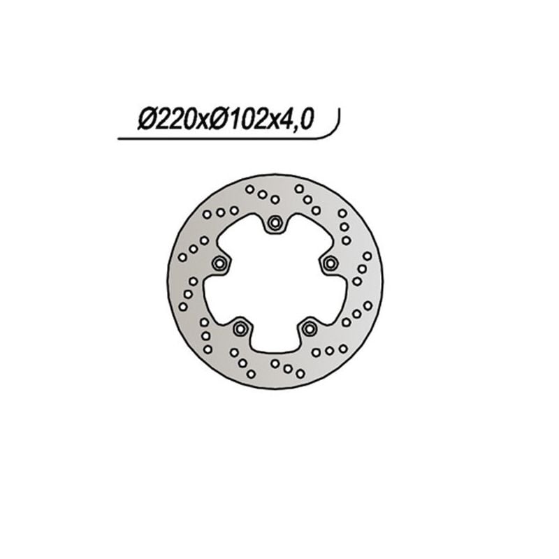 DISCO FRENO POST. NG 290 APRILIA Tuono 50 03/07