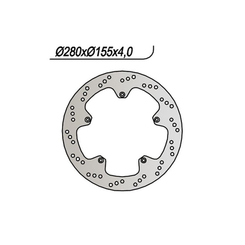 DISCO FRENO ANT. SX NG 289 APRILIA Tuono 50 03/07