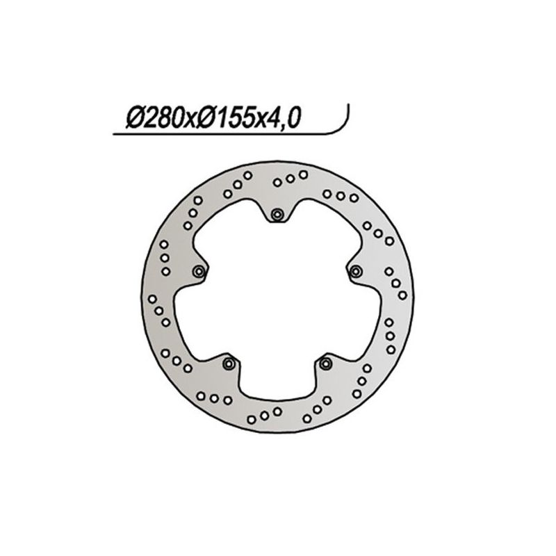 DISCO FRENO ANT. SX NG 289 APRILIA Tuono 50 03/07