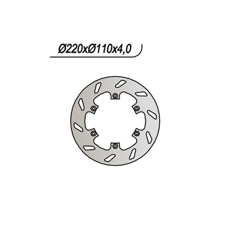DISCO FRENO POST. NG 288 APRILIA Tuareg Rally 125 89/94