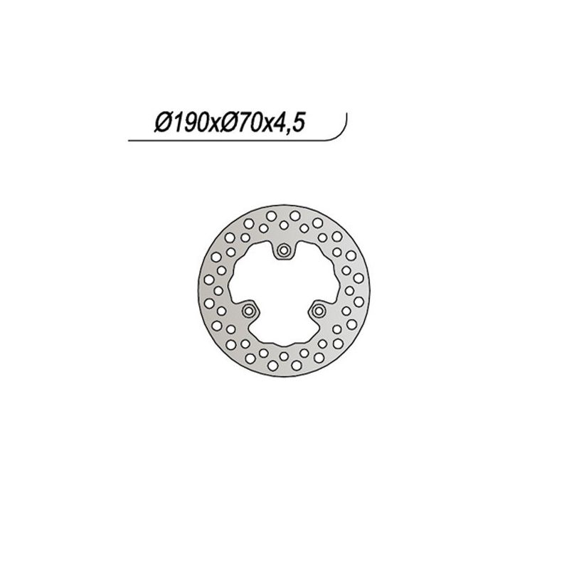 DISCO FRENO POST. NG 1107 APRILIA Atlantic IE E3 (SPE00) 250 06/08