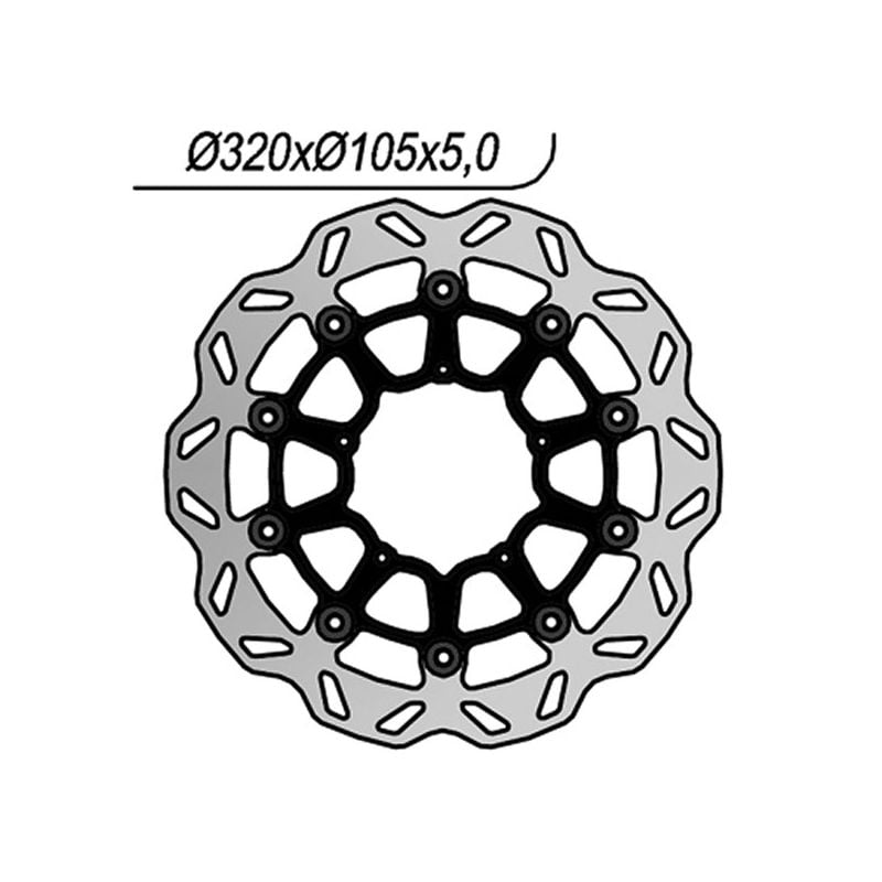 DISCO FRENO ANT. NG 1146X APRILIA SXV 450 05/14