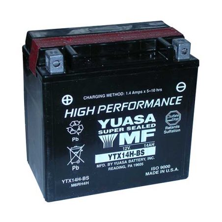 BATTERIA YUASA YTX14H-BS APRILIA Mana / Mana GT 850 07/16