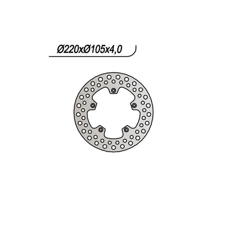 DISCO FRENO ANT. NG 1077 BENELLI Adiva 150 01/05