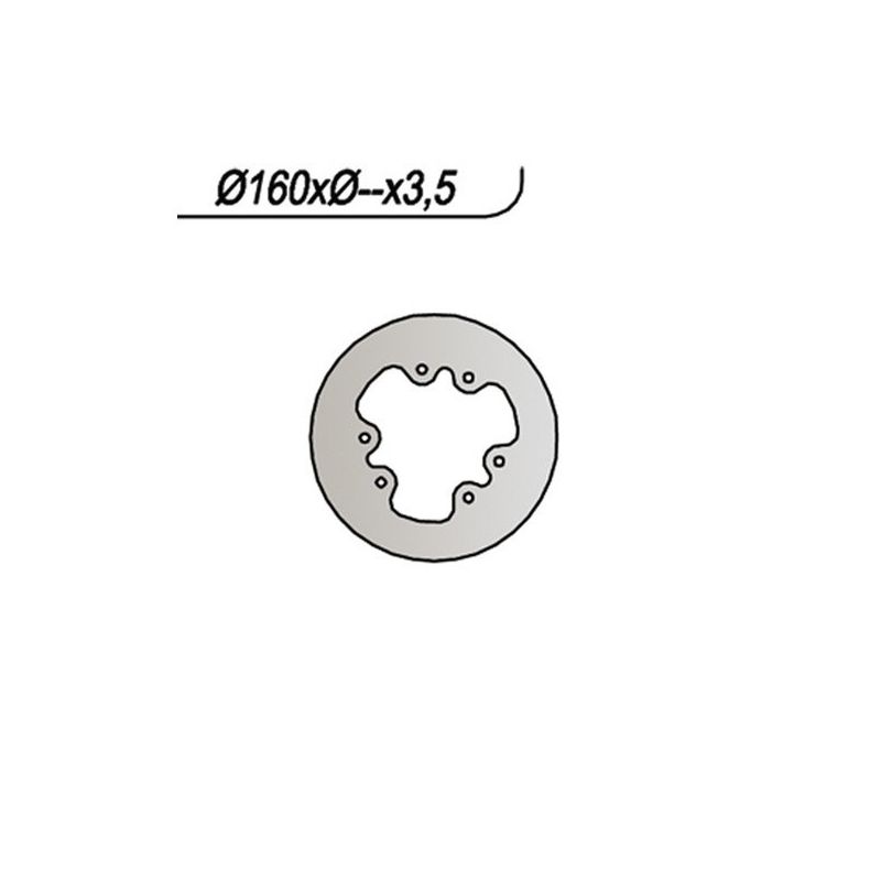 DISCO FRENO POST. NG 161 BETAMOTOR ALP 50 92/92