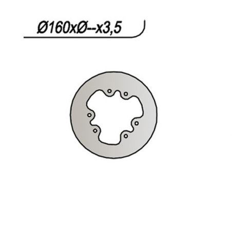 DISCO FRENO POST. NG 161 BETAMOTOR ALP 50 92/92