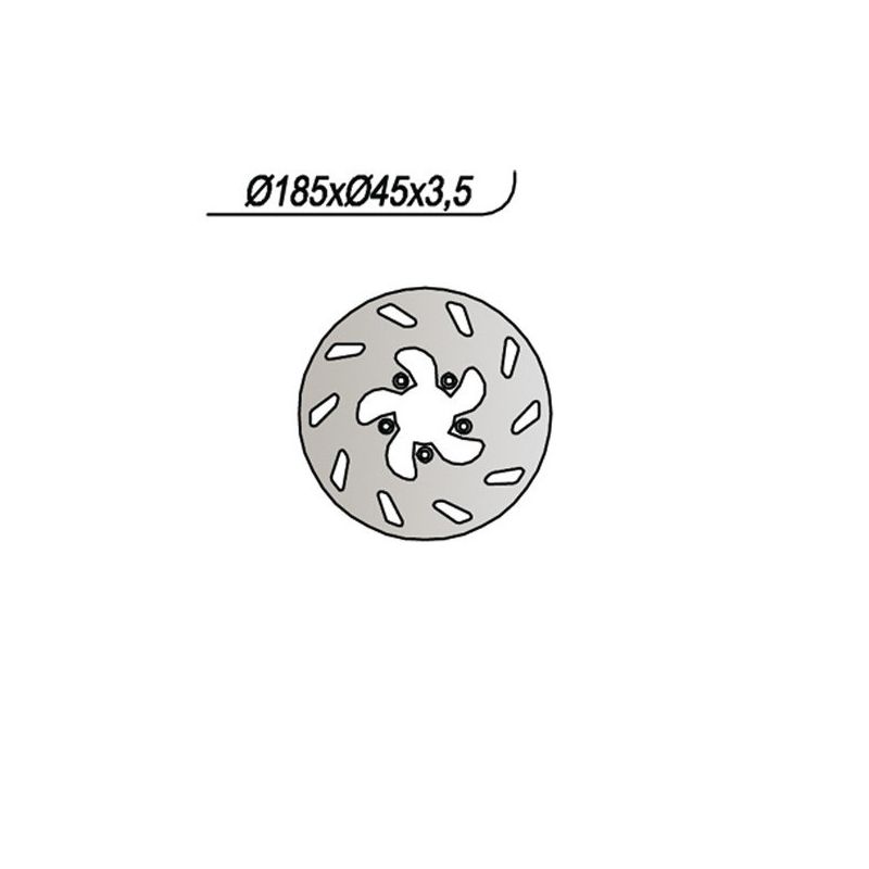 DISCO FRENO POST. NG 442 BETAMOTOR RK 6 Supermotard 50 99/01