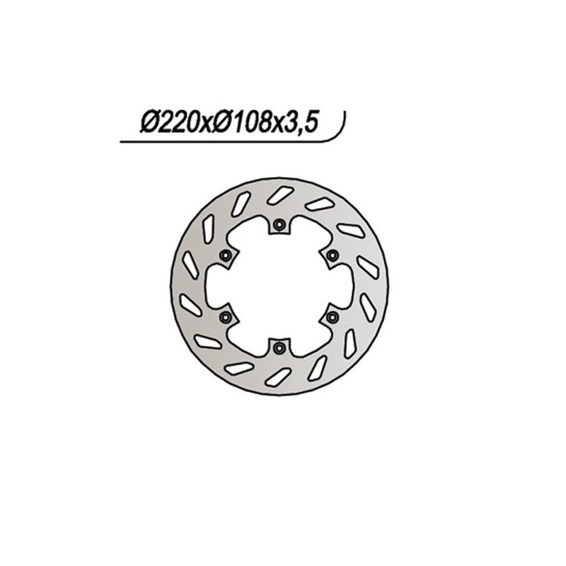 DISCO FRENO ANT. NG 004 BETAMOTOR RK Adventure 50 95/96