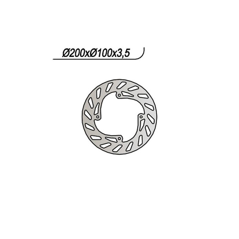 DISCO FRENO POST. NG 720 BETAMOTOR RR Enduro Alu 50 03/03