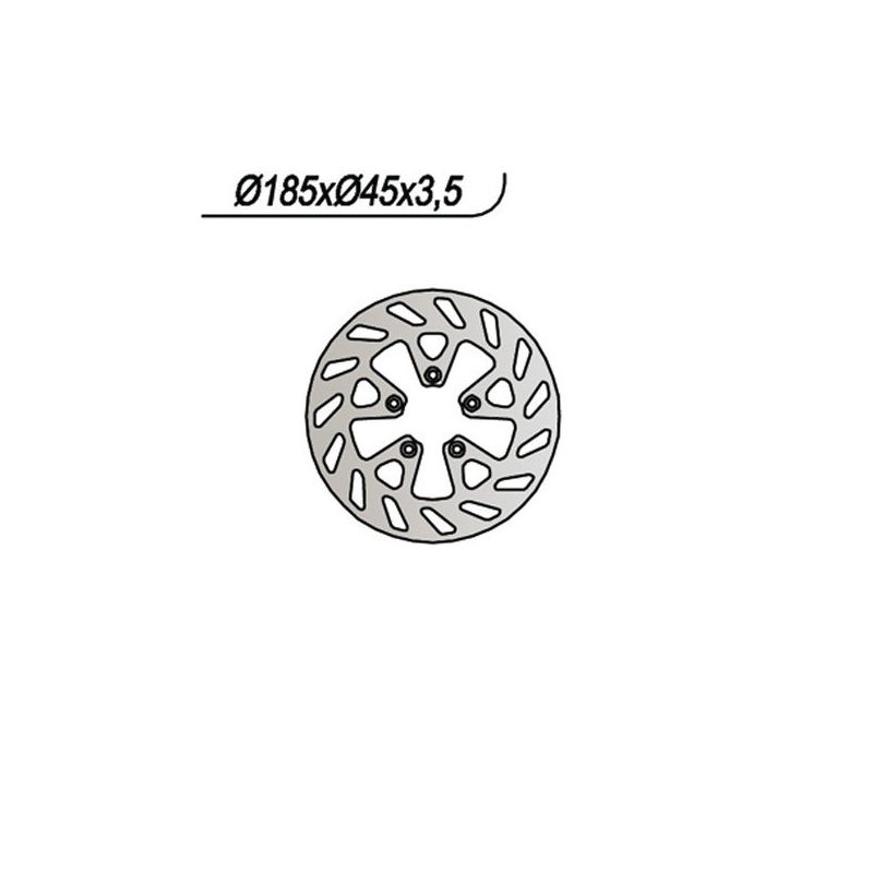 DISCO FRENO POST. NG 908 BETAMOTOR RR T Enduro 50 08/09