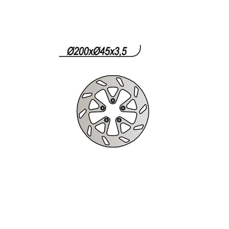 DISCO FRENO POST. NG 465 BETAMOTOR Alp 4T 125 02/03