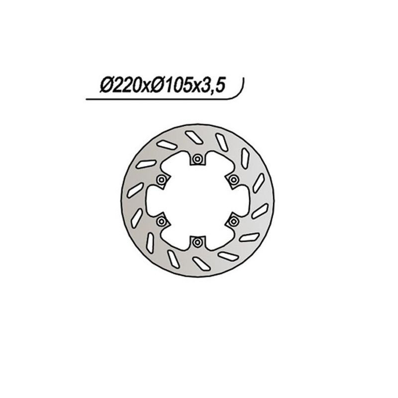DISCO FRENO POST. NG 310 BETAMOTOR RR 4T LC 125 10/17