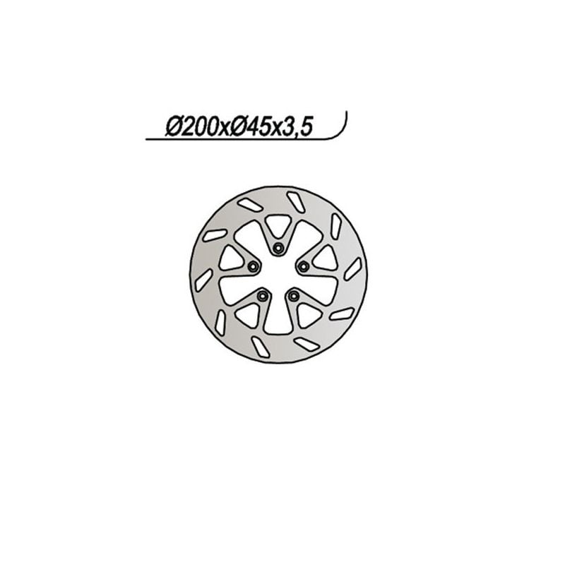 465 DISCO FRENO POST. NG 465 BETAMOTOR Alp 4T 200 02/04  NG