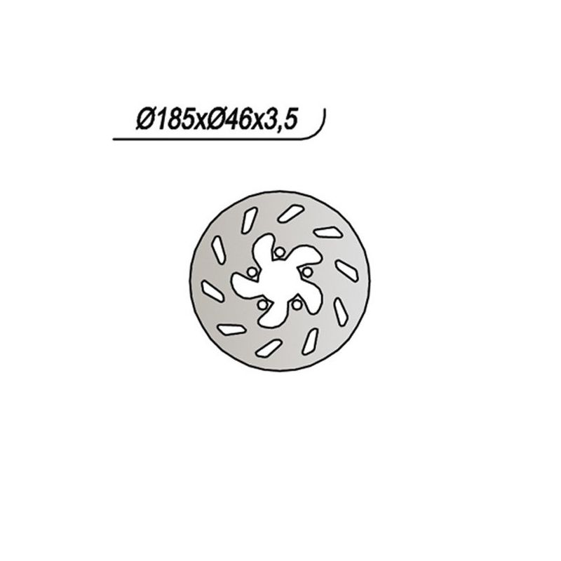 DISCO FRENO POST. NG 271 BETAMOTOR ALP 250 97/99